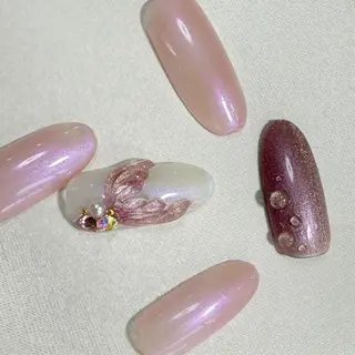 ネイル Myu博多店 かえでのネイルデザイン