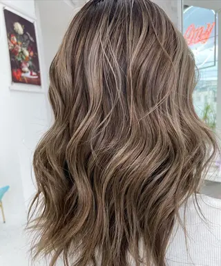 セミロング カラー レイヤーカット💖 Kaedeのヘアスタイル