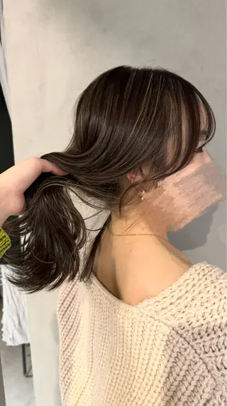 セミロング 松本 夢叶のヘアスタイル