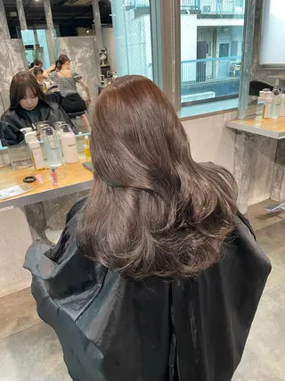 ミディアム カラー 艶髪/透明感🪽 DISCO🪽のヘアスタイル