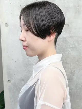 ショート 小顔ボブ/お悩み解決 /ボブパーマ/とういのヘアスタイル