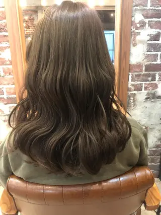 ミディアム カラー 藤木 雅俊のヘアスタイル