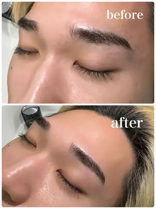 メンズ アイブロウ オチ ハナのヘアスタイル