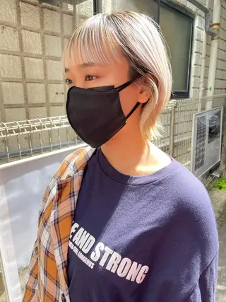 ショート カラー 高橋 愛美のヘアスタイル