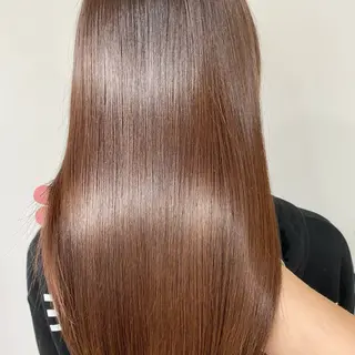 ロング レイヤー/縮毛矯正 🌹大人韓国 芹奈のヘアスタイル