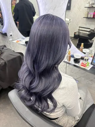 ロング カラー hair salon dot. mooda 韓国風サロン 町田店所属・韓国風ヘア🎀🩶 /♡𝓝𝓸𝓪♡のヘアスタイル