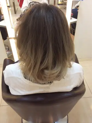 ミディアム カラー 似合わせ／代表 髪質改善/山田将大のヘアスタイル