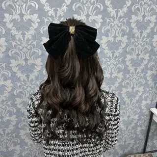 ヘアアレンジ シールエクステ REINA🐷のヘアスタイル