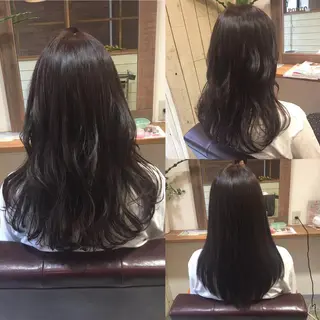 ロング カラー hair salon Ranun髪質改善のヘアスタイル