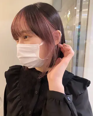 ミディアム 似合わせカット‪// 鶴我万唯華のヘアスタイル