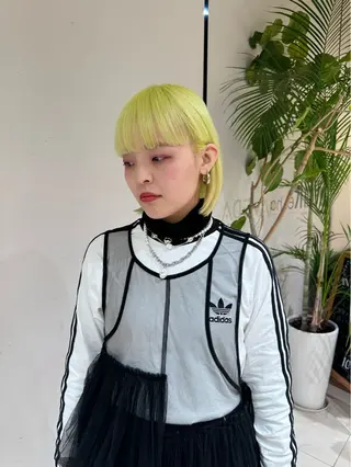 ショート 青木龍樹/パーマモデ ル/似合わせパーマのヘアスタイル