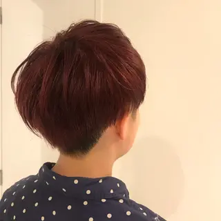 ショート 透明感カラー/ 寺田千雅子のヘアスタイル