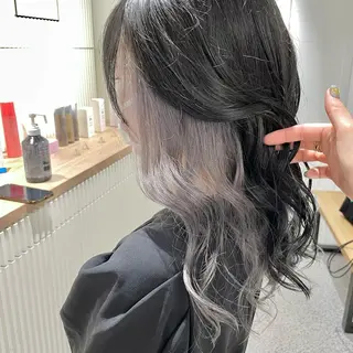 ロング カラー GO TODAY SHARE SALON 原宿本店所属・ブリーチ/ハイトーン 艶カラー/ユリナのヘアスタイル