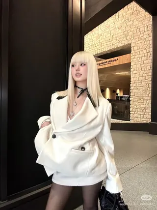 カラー 表参道/ハイトーン/ misaki🎀のヘアスタイル