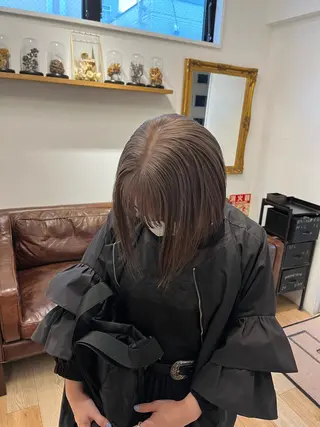 ショート オリーブ/縮毛♡ Natsuno🩰のヘアスタイル