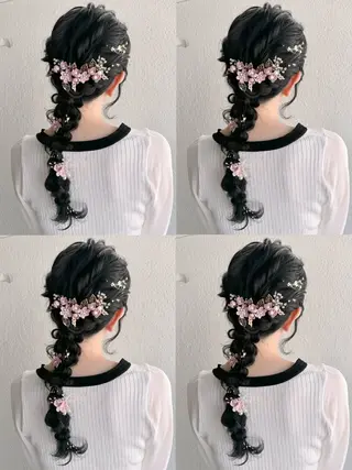 セミロング ヘアアレンジ 🌷MAYU 🌷のヘアスタイル