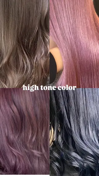 カラー Hairmakefox所属・栄美容師/ハイトーン /大橋美桜菜のヘアスタイル