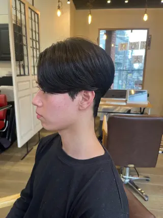 ショート パーマ メンズ 韓国風メンズ/毛流れ ヘアなら須田龍世のヘアスタイル