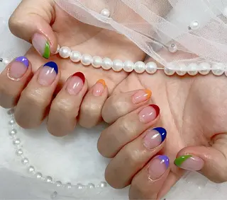 ネイル 長さだし/持込/ ins風ネイル/Umのネイルデザイン