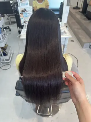 ロング 山崎結菜 🫧透明感カラーのヘアスタイル