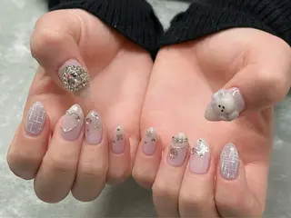 ネイル 【Zina京都駅前】 きぬがわ らむのネイルデザイン