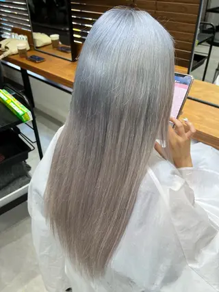 ロング カラー いろあそび所属・12月限定🉐カット モデル募集🉐のヘアスタイル