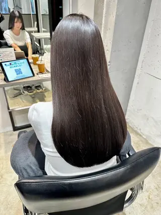 ロング カラー はなか こうすけのヘアスタイル