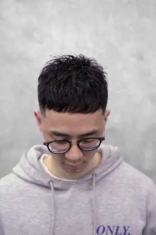 ショート メンズ パーマ特化 スタイリスト石田のヘアスタイル