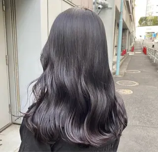 ロング miku/ラベンダー 透明感カラー🪻❤︎のヘアスタイル