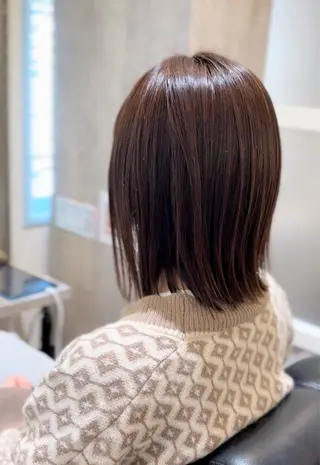 ミディアム こだわり艶カラー ♡chisato♡のヘアスタイル