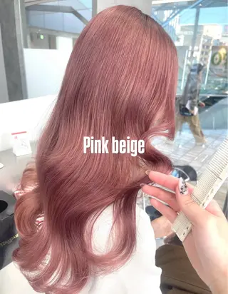 ロング カラー ミルクティー/透明感 カラー🎀YURIAのヘアスタイル