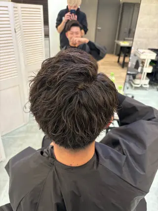 パーマ メンズ ケアブリーチ🌟 ♢WATARU♢のヘアスタイル