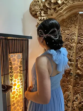 ロング ヘアアレンジ HempBeauty 浅野アサミのヘアスタイル