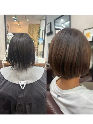 ショート 🫧ふくだ りな 🕊のヘアスタイル