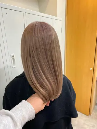 セミロング カラー Stir Maison 大宮所属・ryuma/ボブ /透明感カラーのヘアスタイル