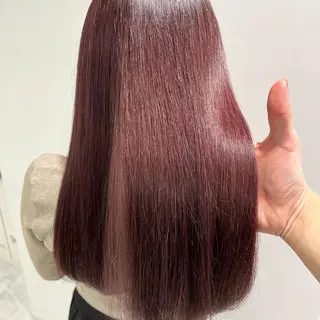 ロング I S所属・🌿透明感カラー‪ 縮毛矯正✨かずきのヘアスタイル