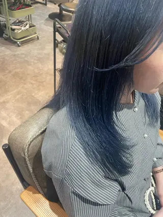 セミロング カラー 大久保 佳奈のヘアスタイル