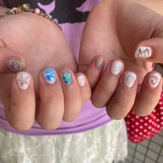 ネイル nano/きもかわ nail🐬🫧のネイルデザイン