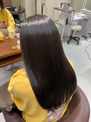 ロング NiCHE avenir吉祥寺所属・💜カラー/縮毛矯正 /NARUKA💜のヘアスタイル