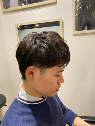 メンズ 暖色艶カラー♥️ nagi♥️のヘアスタイル