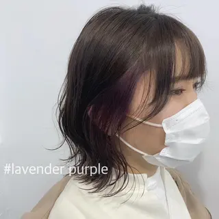 ミディアム カラー ヘアアレンジ 🍒暖色✖️レイヤー ／Haruna🍒のヘアスタイル