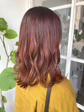 ミディアム カラー 🌈🌸あおき みちる🌟💗のヘアスタイル