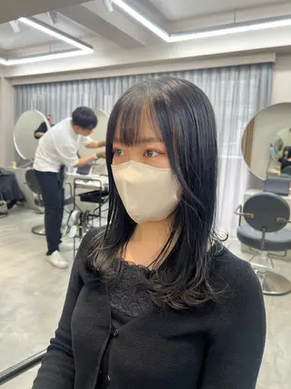 セミロング 🪞表参道パーマ Nikachi🪞のヘアスタイル