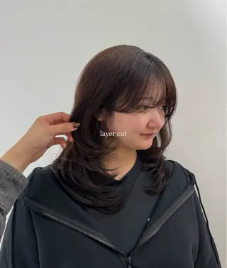 ロング rina/無料 レイヤーカット/上野のヘアスタイル