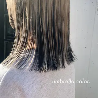 セミロング カラー RINA🧤 デザインとボブのヘアスタイル