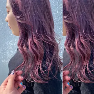 ロング カラー YUIMARL岡山店 MIRAIのヘアスタイル