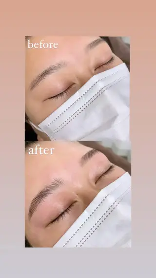 パーマ アイブロウ pu muのネイルデザイン