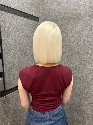 ミディアム カラー ハイトーンカラー ⭐️NAZUNAのヘアスタイル