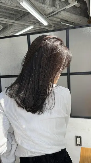 セミロング 能隅あいかFLEAR 口コミ⭐️5.0⭐️のヘアスタイル