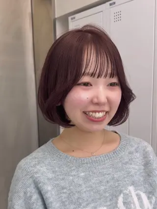 ショート カラー 名古屋/艶カラー🫧 /アレンジ/ショートのヘアスタイル